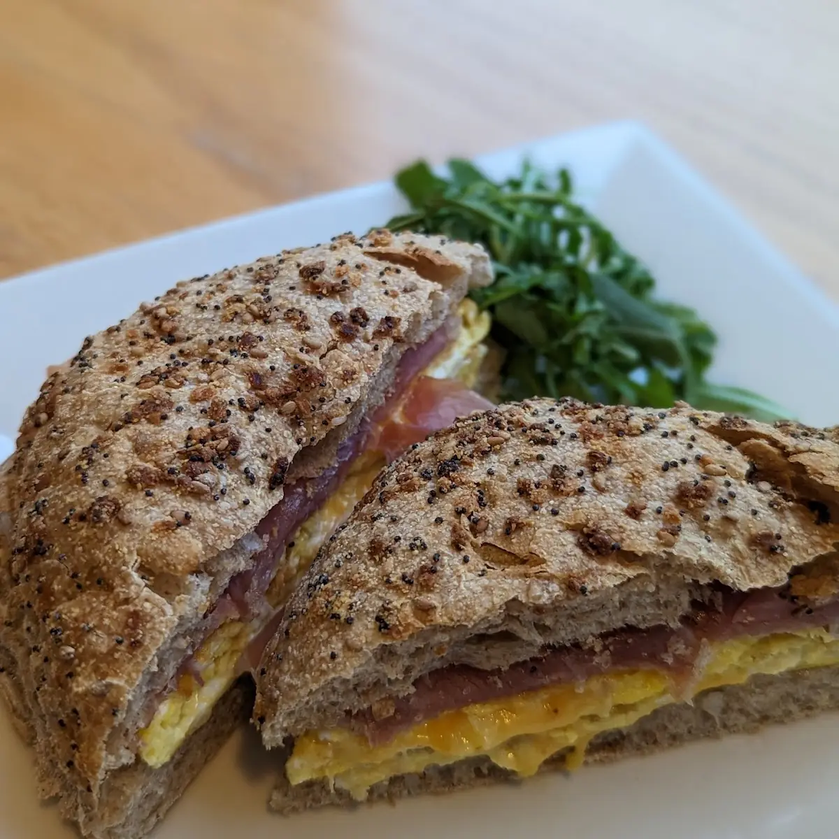 Prosciutto and Egg Breakfast Sandwich