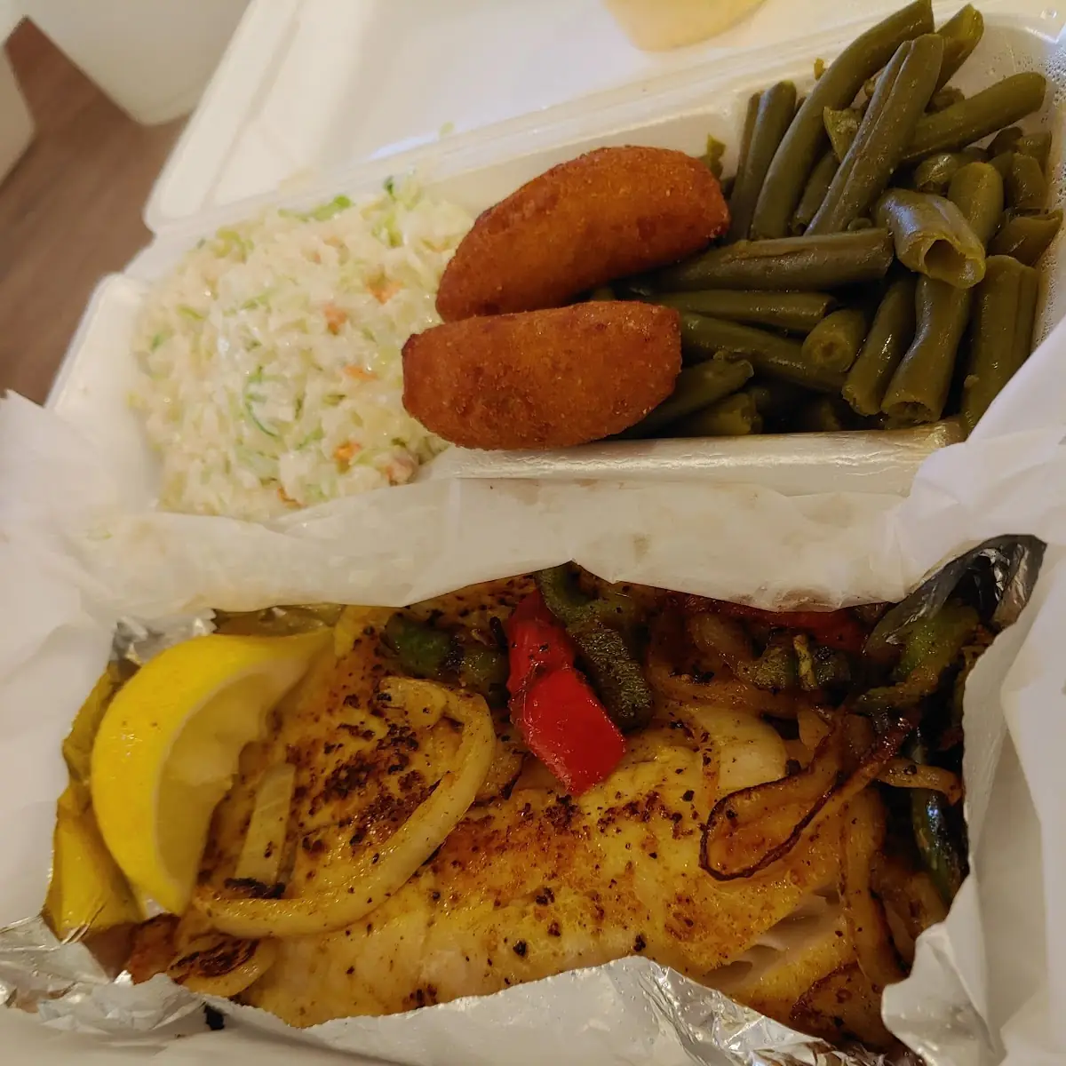 2 Fish 2 Crab 2 Shrimp Fried