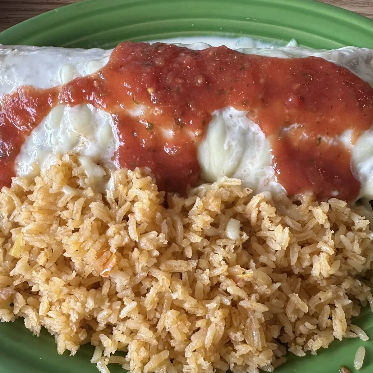 Enchiladas Rice & Beans