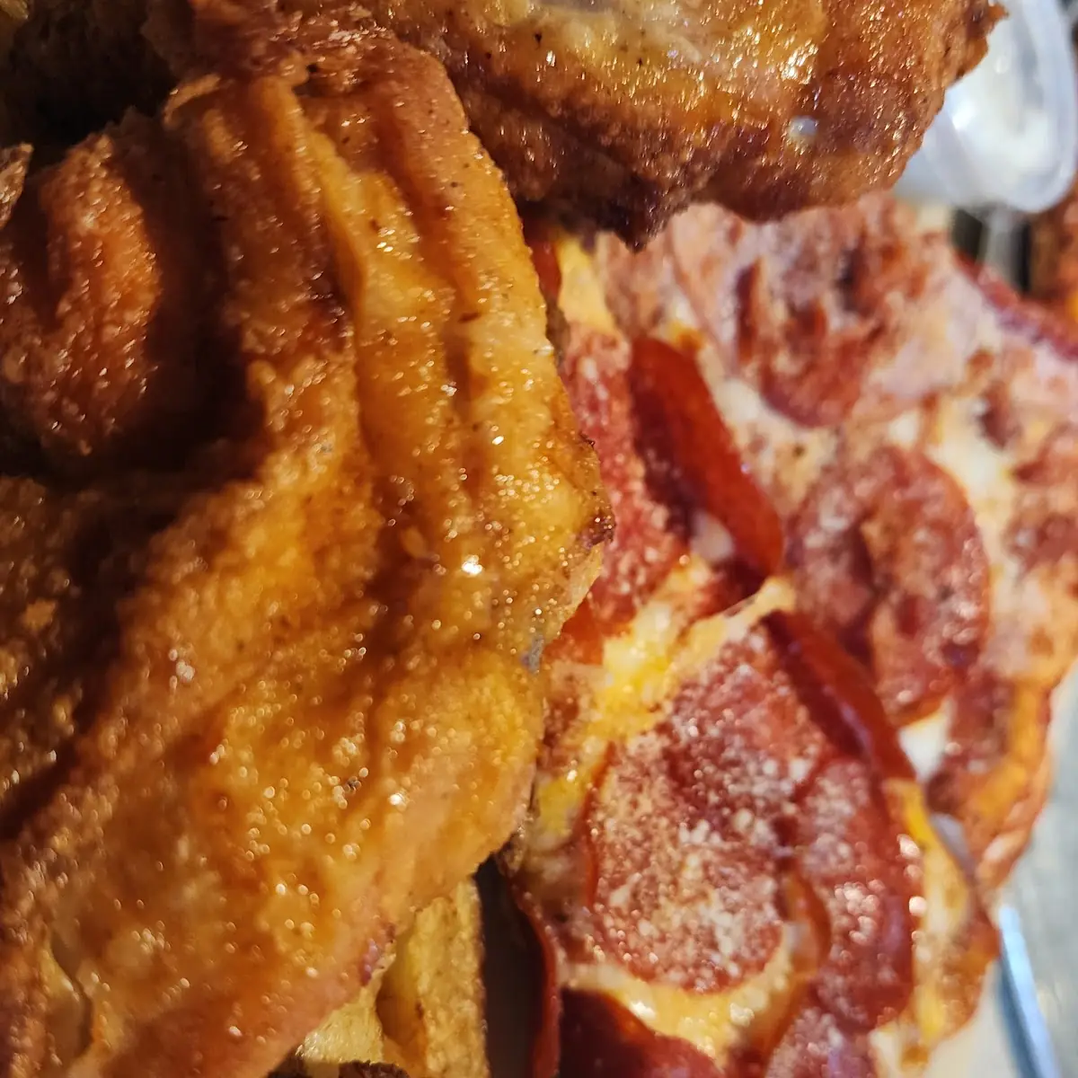 Fried Chicken and Pizza