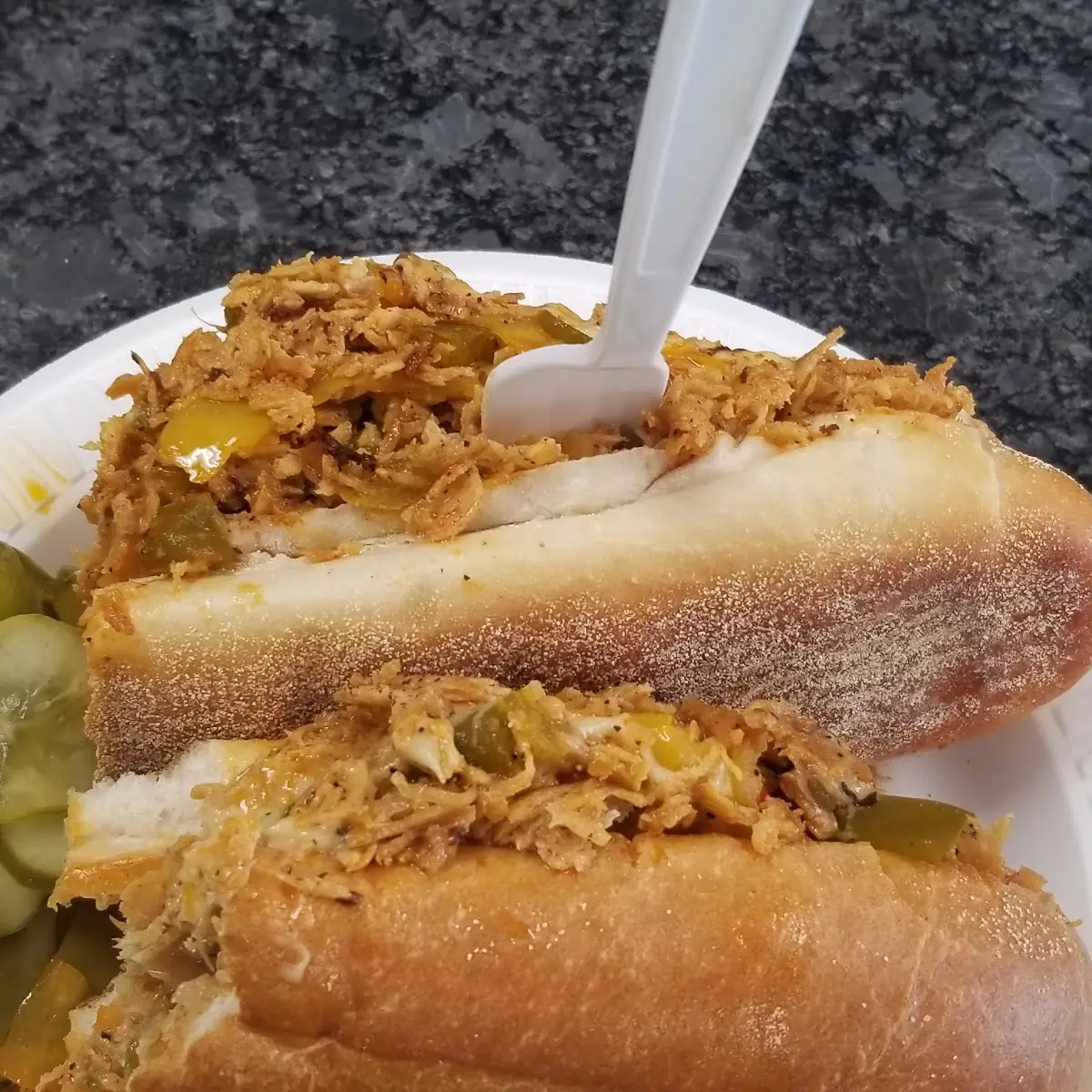 Buffalo Chicken Cheesesteak Hoagie