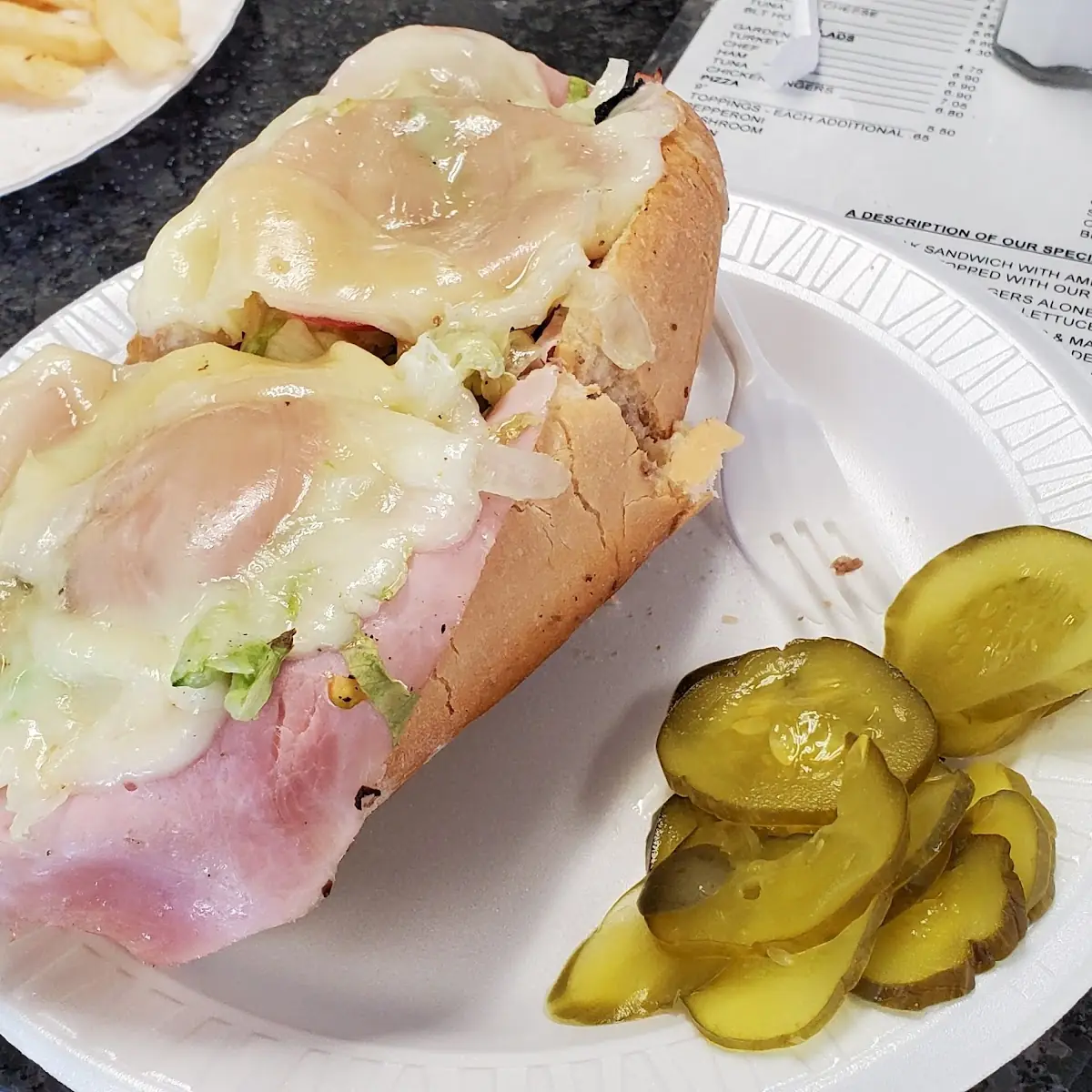 Ham and Cheese Sandwich