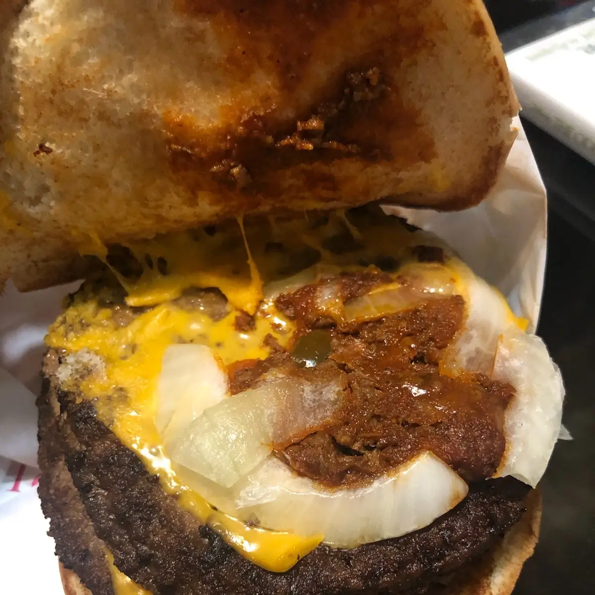 Chili Cheese Burger Combo