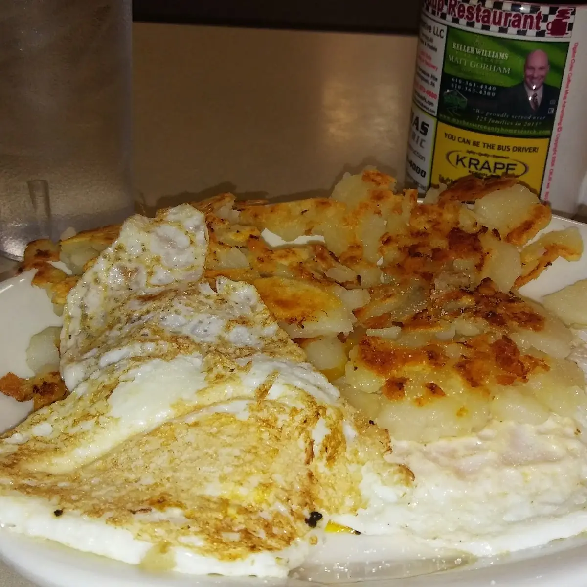 Two Eggs over Medium with Hashbrowns My Favorite