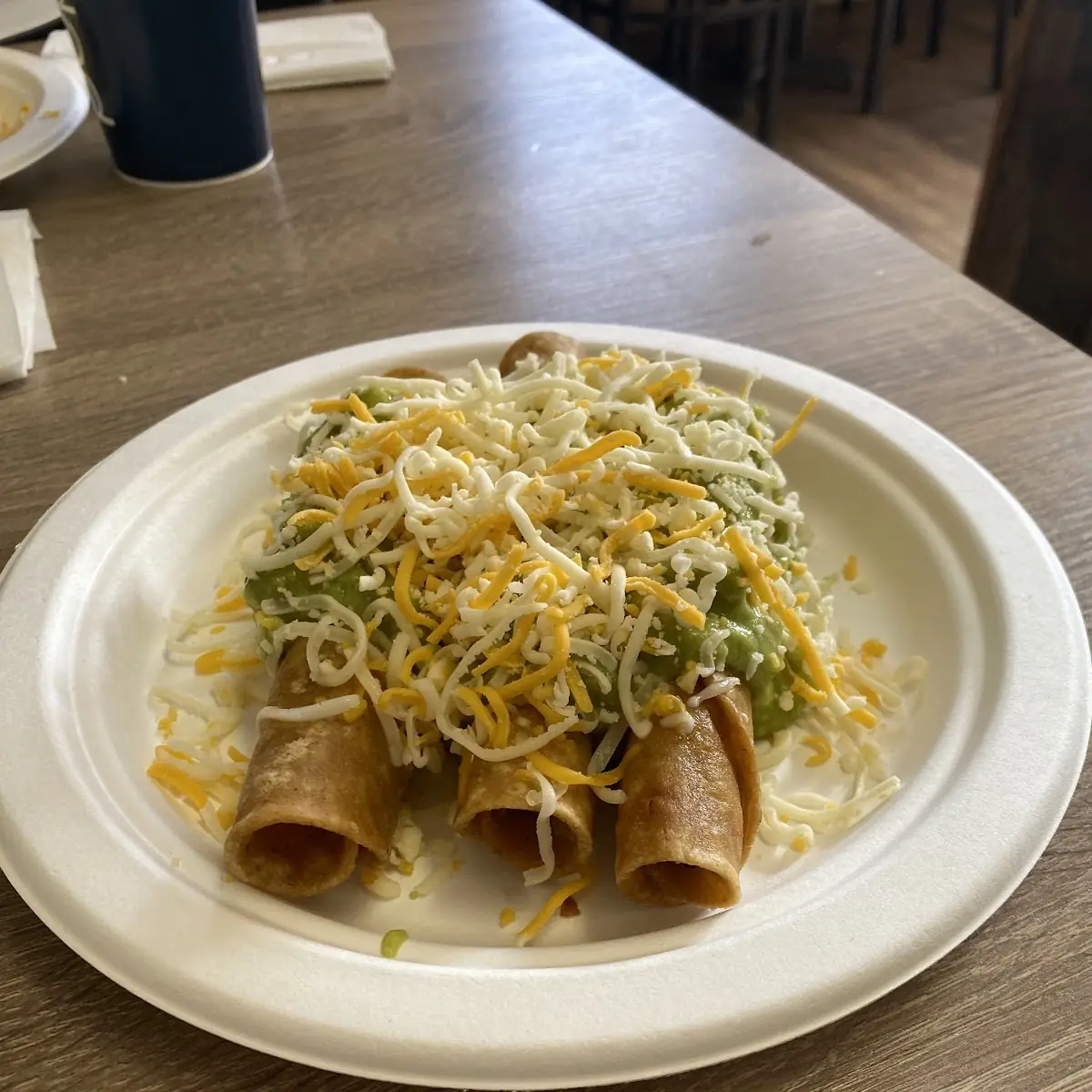 Beef Taco & Cheese Enchilada Combo