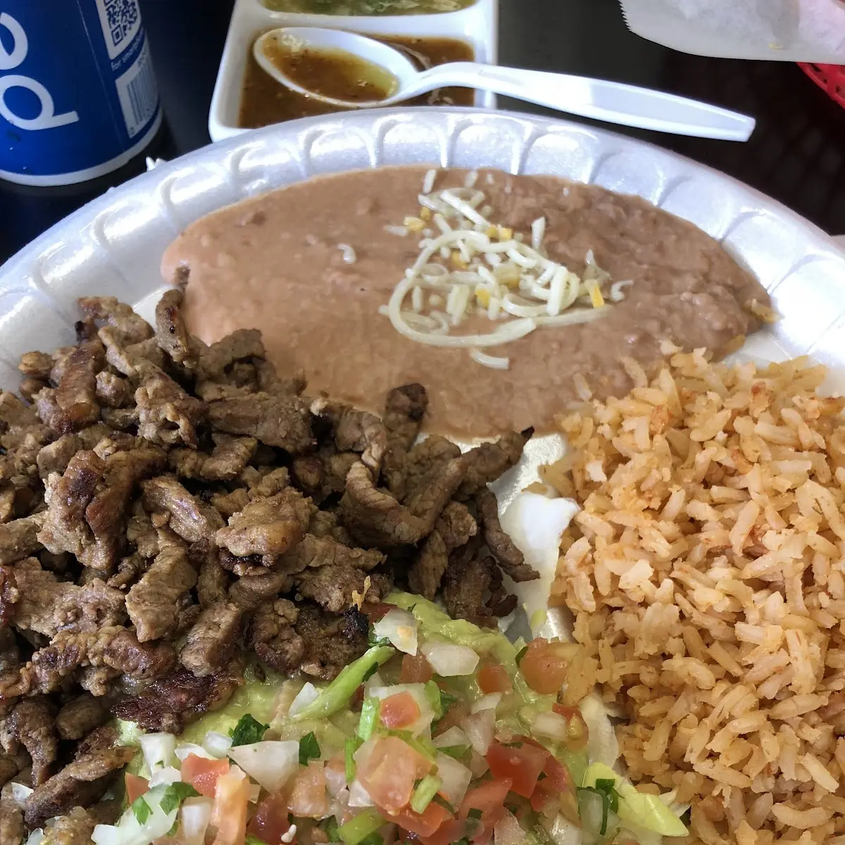 Two Beef Tacos Combo