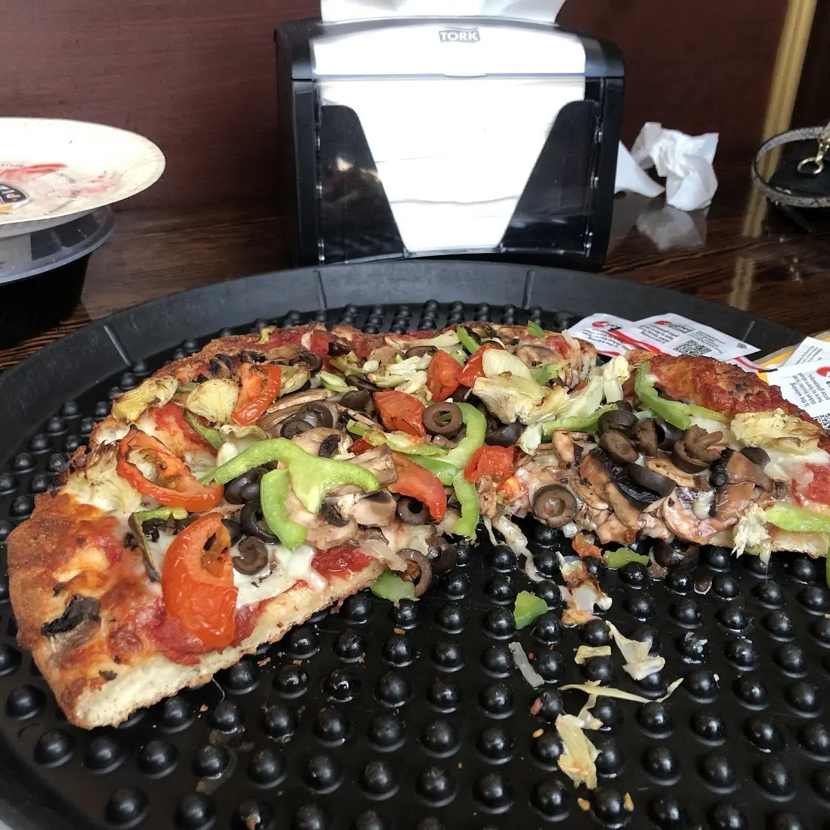 Thick Crust Veggie Pizza
