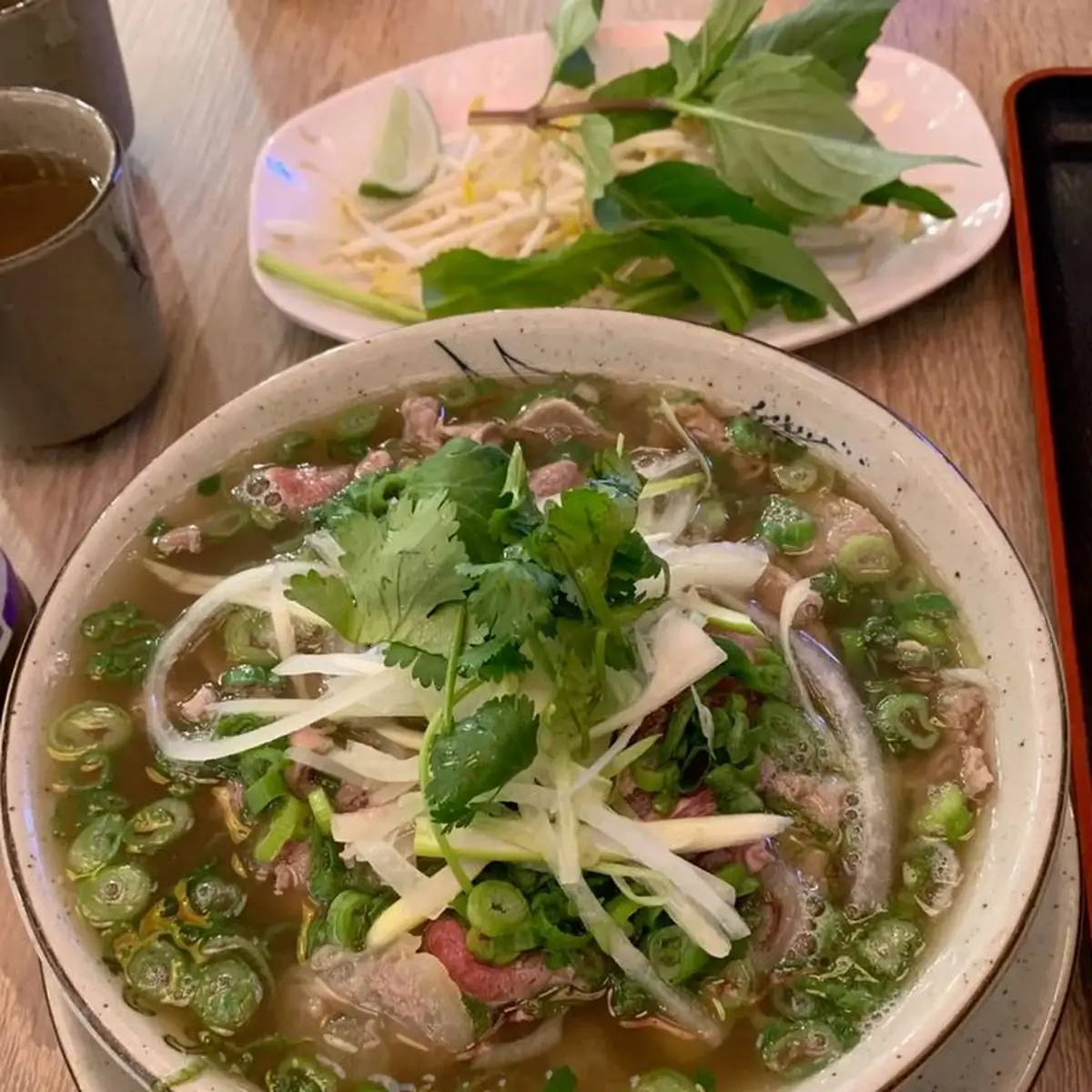 Beef Pho with Fresh Herbs
