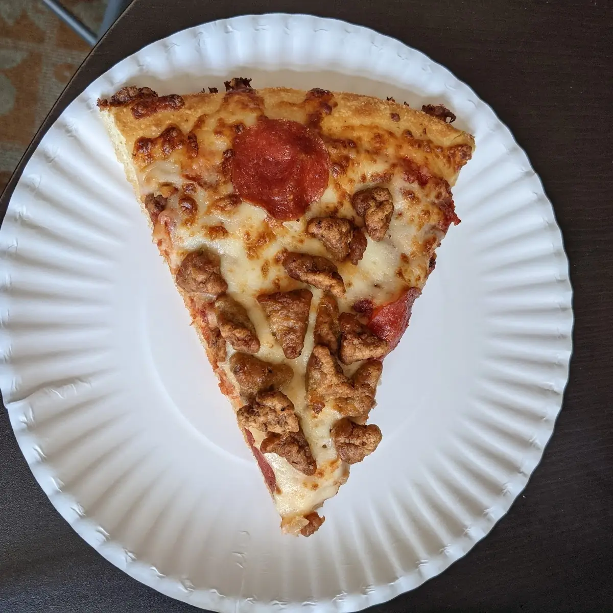 Sausage and Pepperoni Pizza
