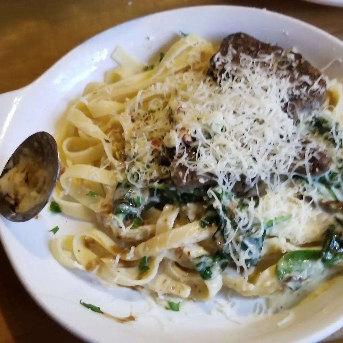 Steak Gorgonzola Alfredo