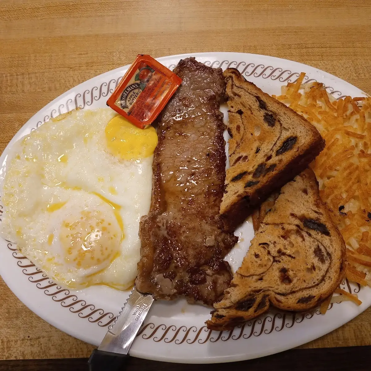 Steak and Eggs with Hashbrowns