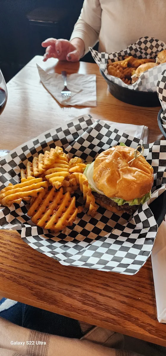 Slider and Waffle Fries