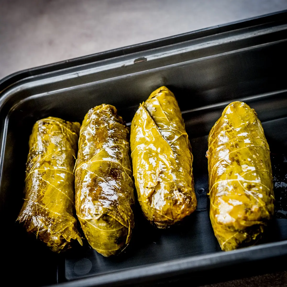 Dolmades Stuffed Grape Leaves