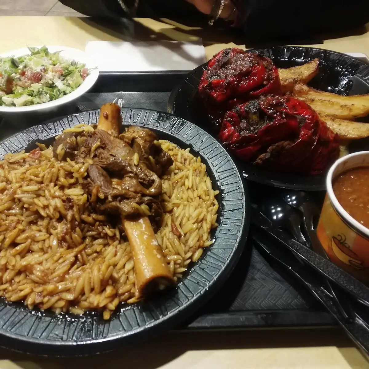 Lamb Shank and Orzo