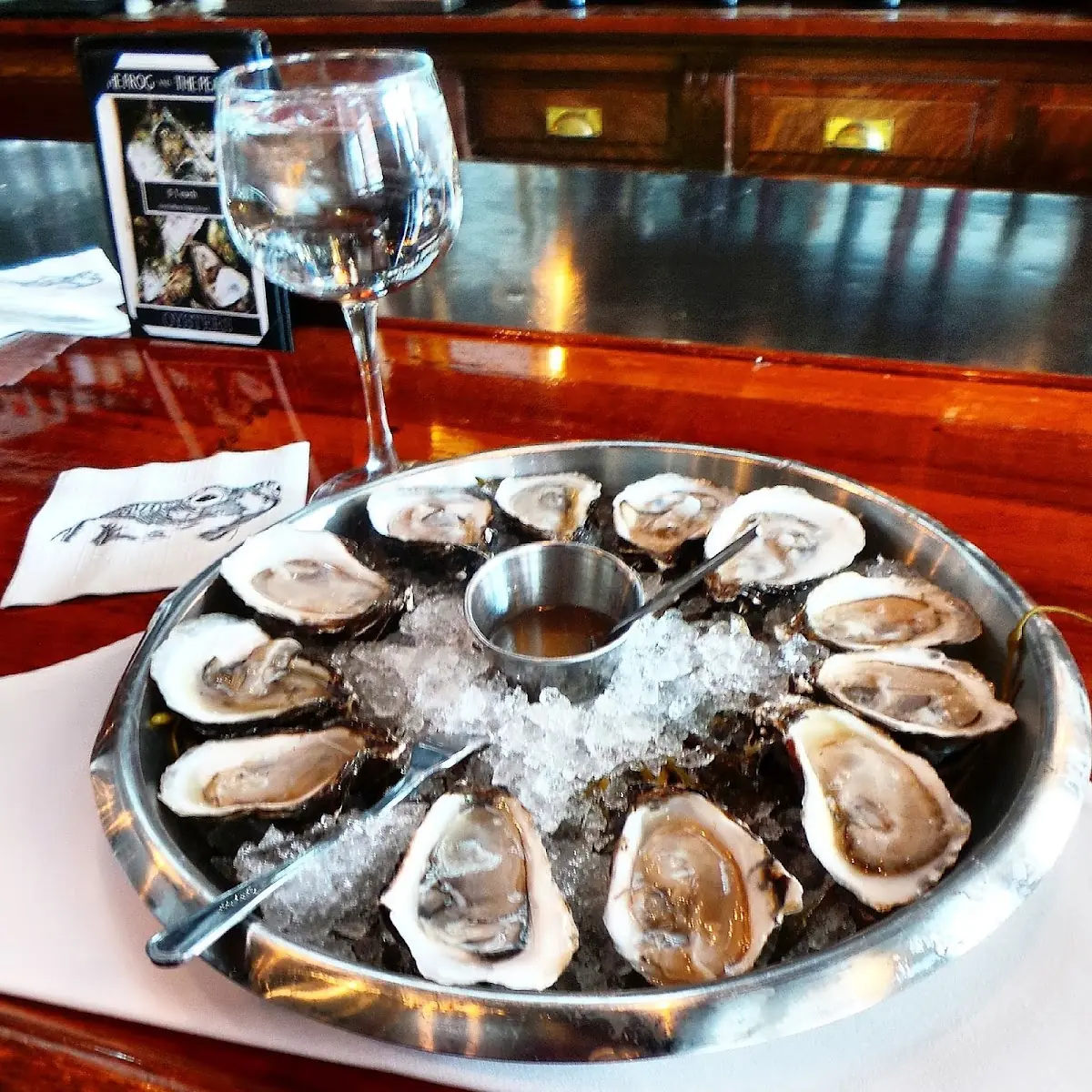 Already Eaten Oysters on the Half Shell