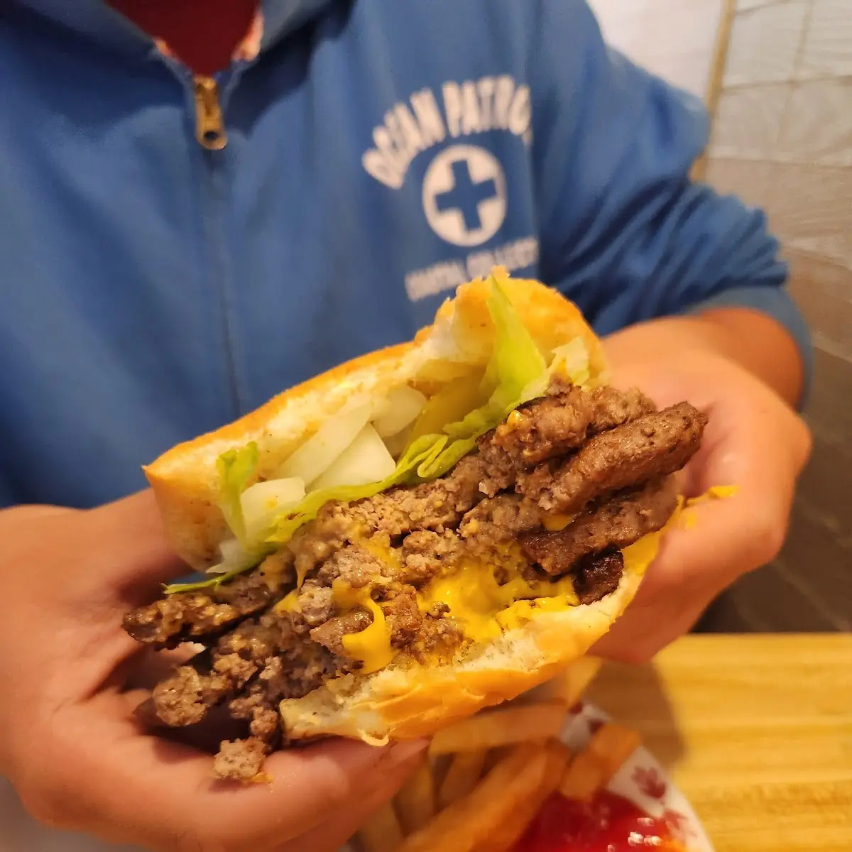 Triple Cheeseburger