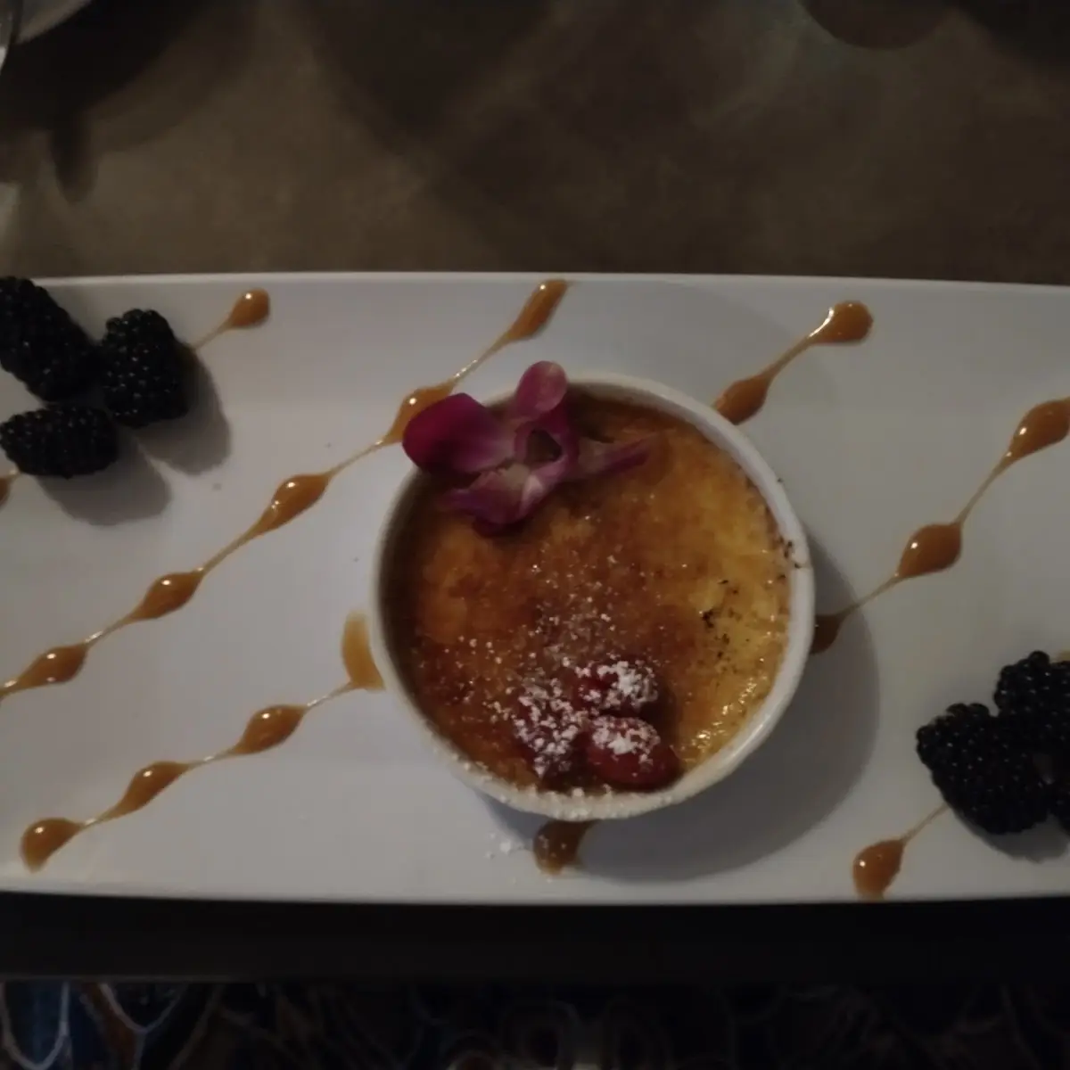 Mixed Berry Creme Brulee