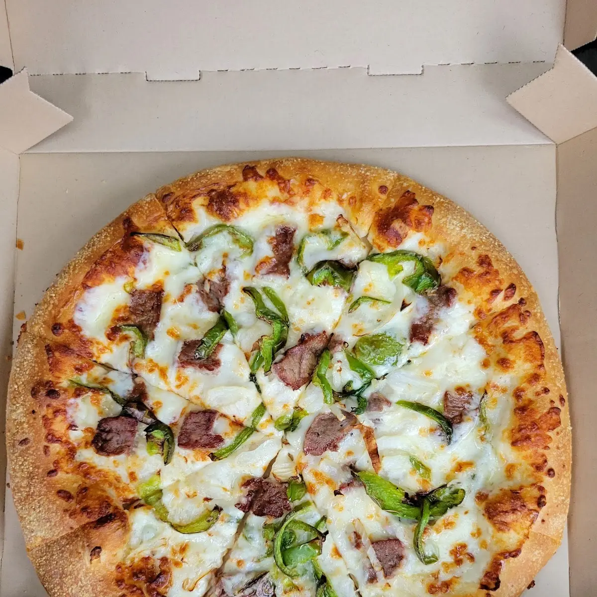 Cheesesteak Pizza