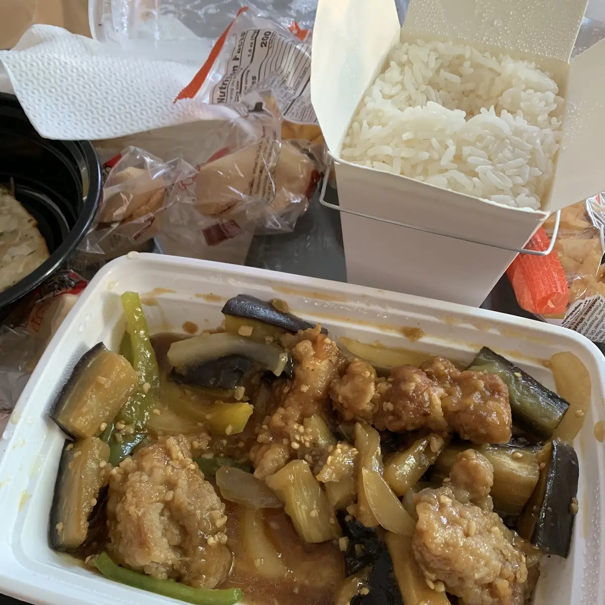 Pork and Egg Plant