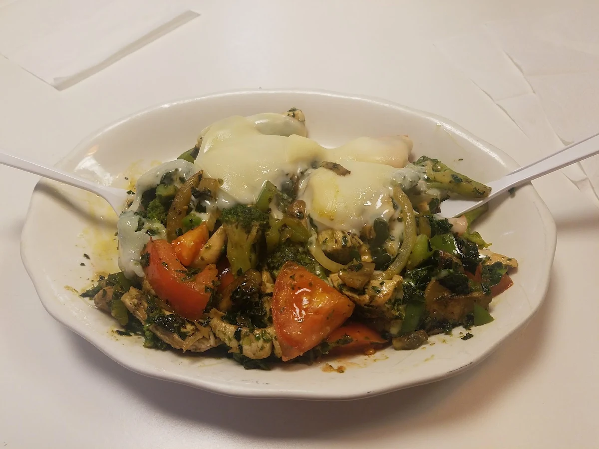 Chicken and Spinach Saute Low Carb
