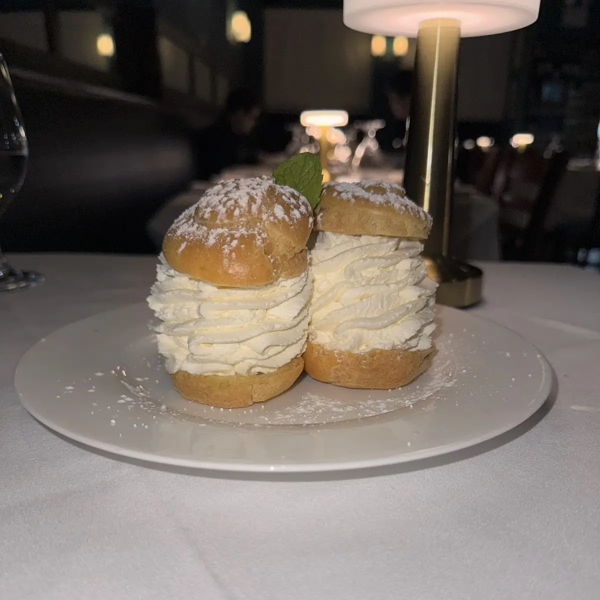 Cream Puff with Chantilly Cream
