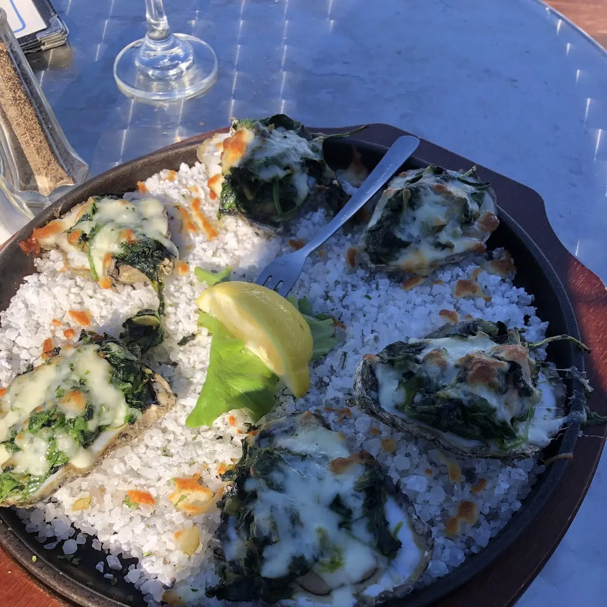Oysters Rockefeller
