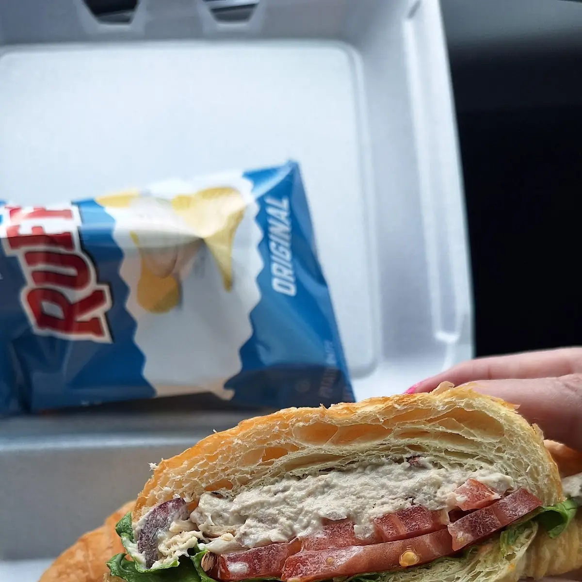 Chicken Salad on a Croissant