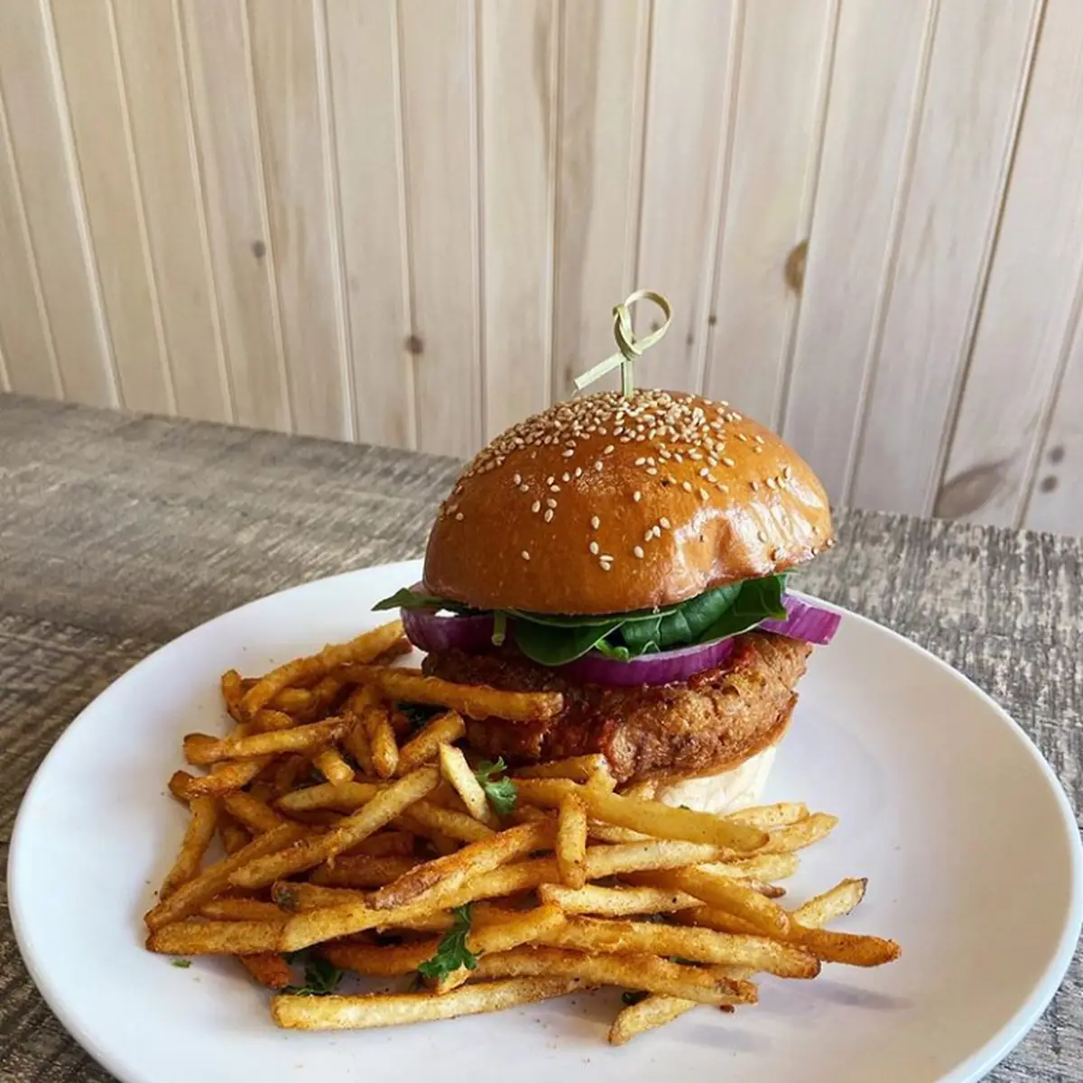 Vegan Chickpea Burger
