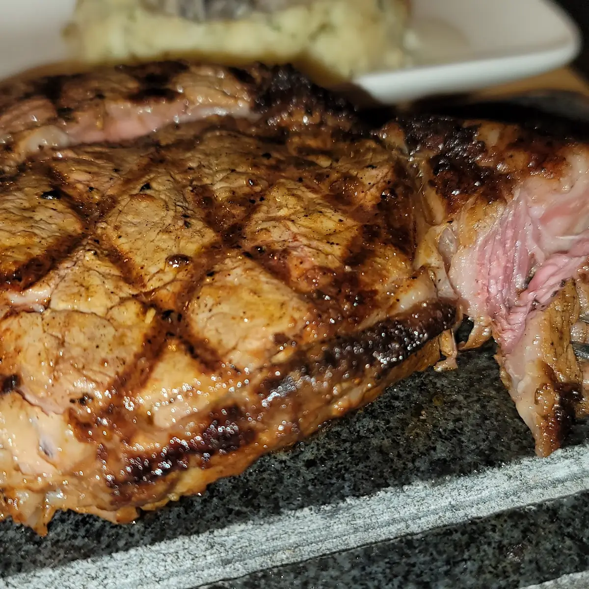 Rib Eye Steak Medium Well