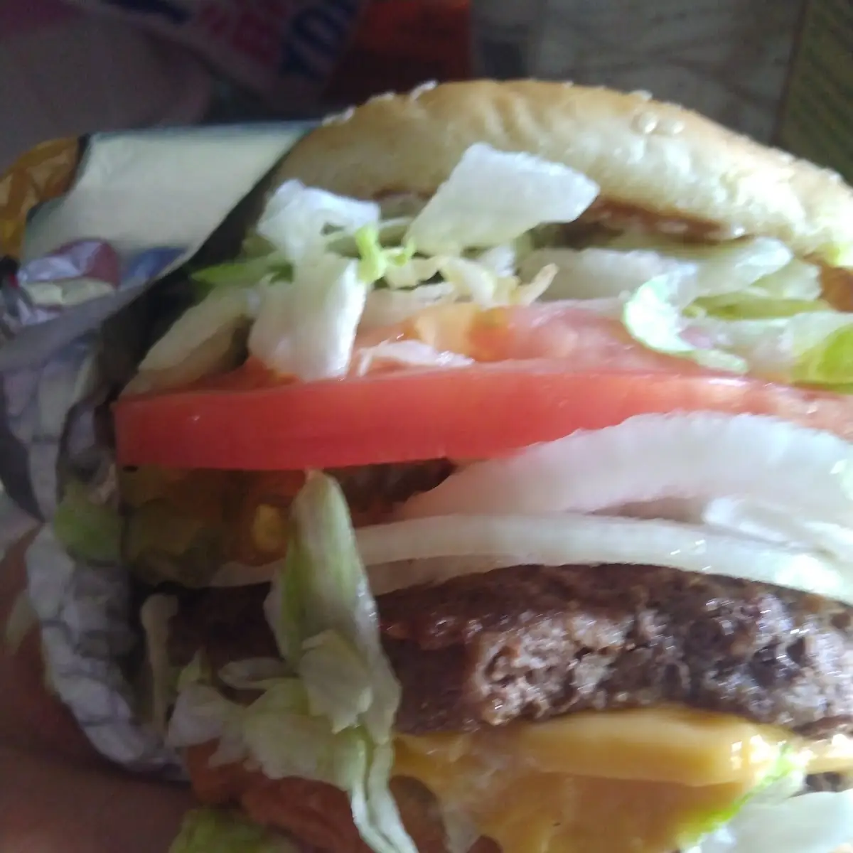 Braums Cheese Burger