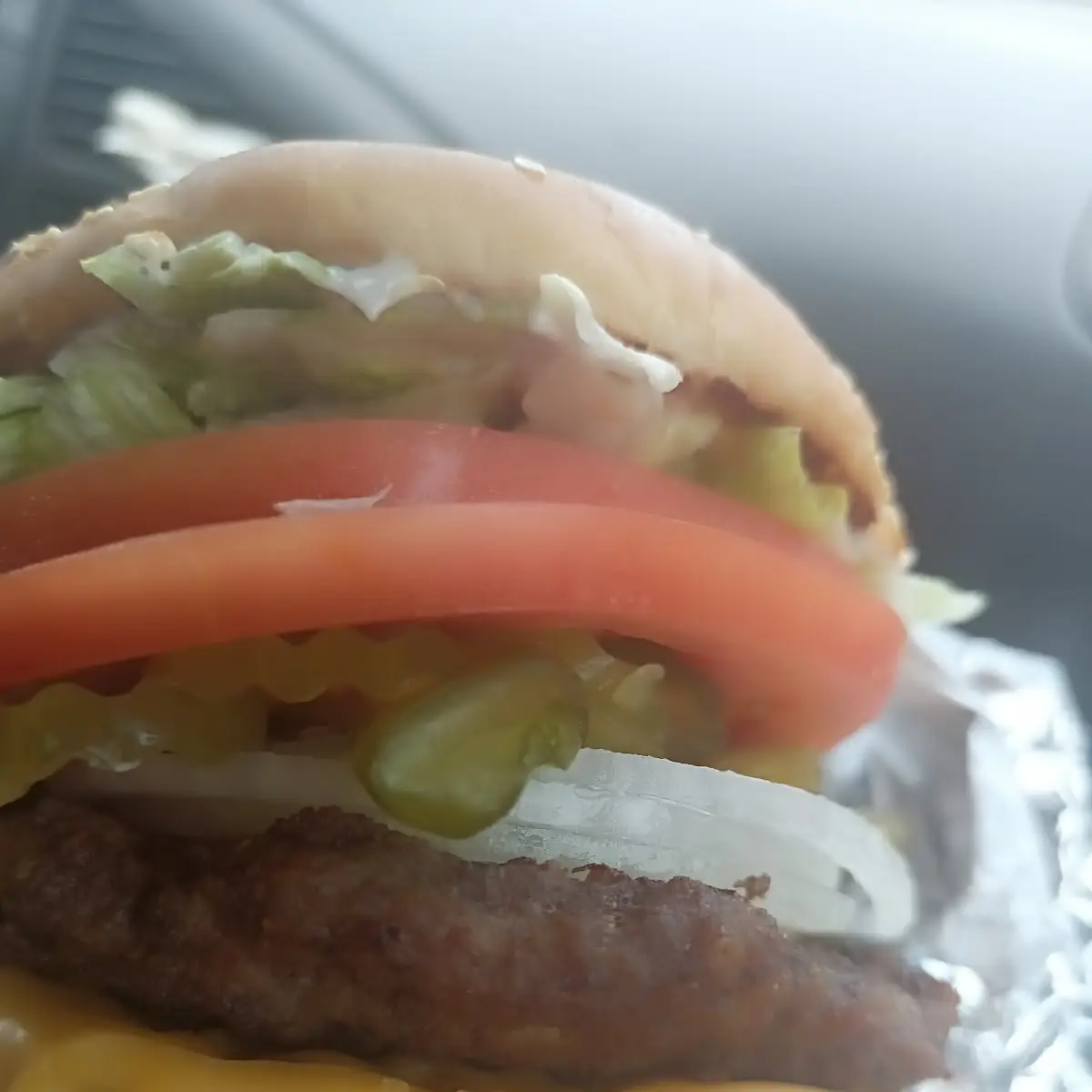 Double Cheeseburger with Extra Veggies