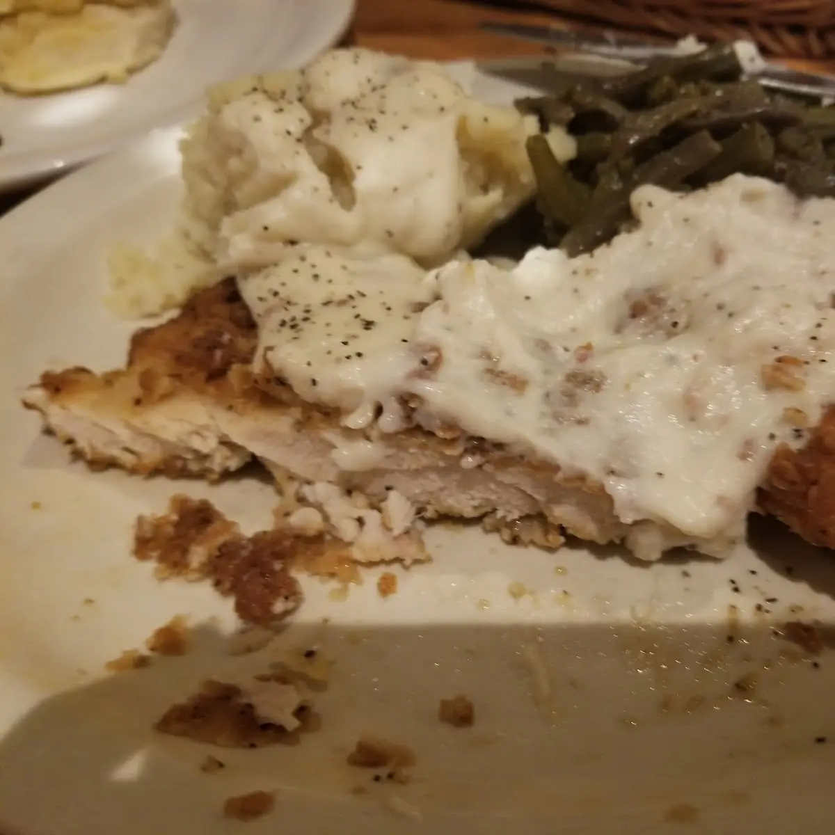 Chicken Fried Chicken and Mashed Potatoes and Gravy