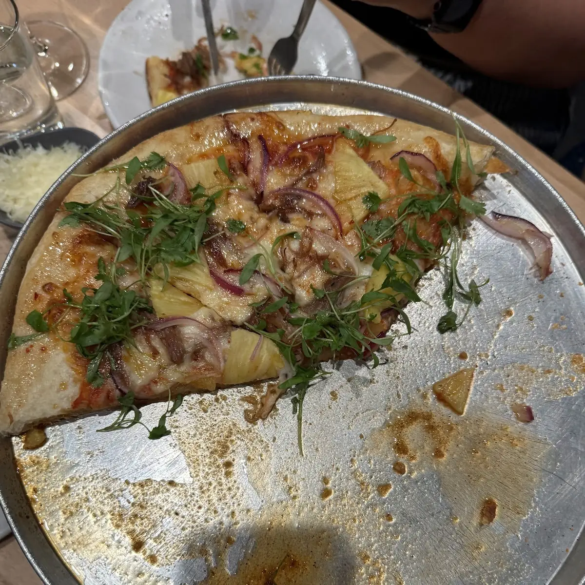 Flying Hawaiian Pizza