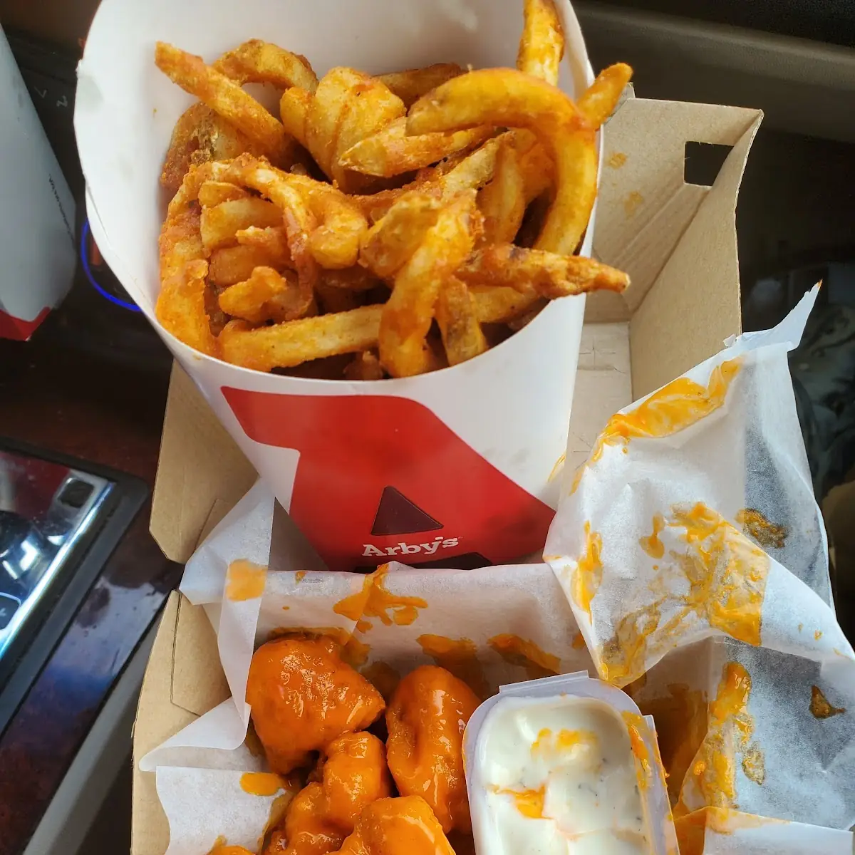 Buffalo Wings and Fries