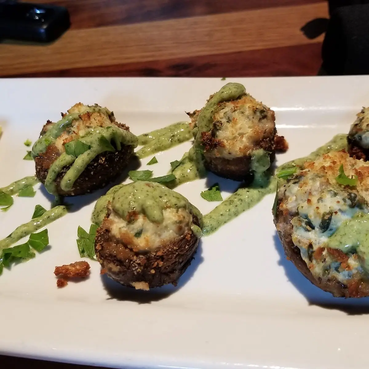 Spinach Stuffed Mushrooms