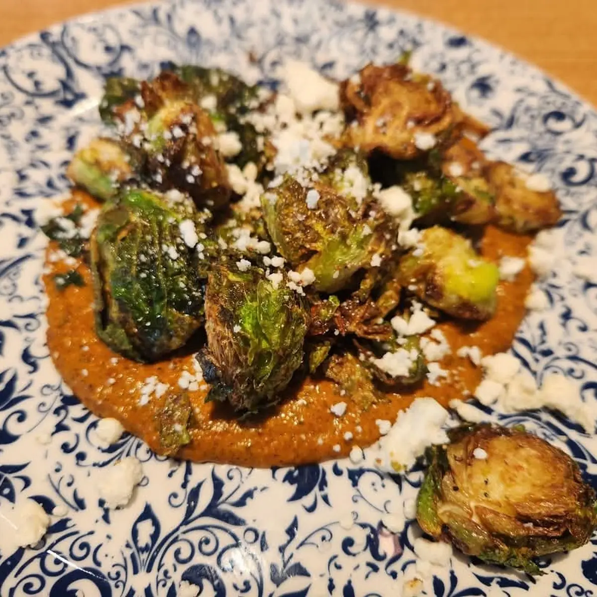 Salt & Pepper Crispy Brussels Sprouts