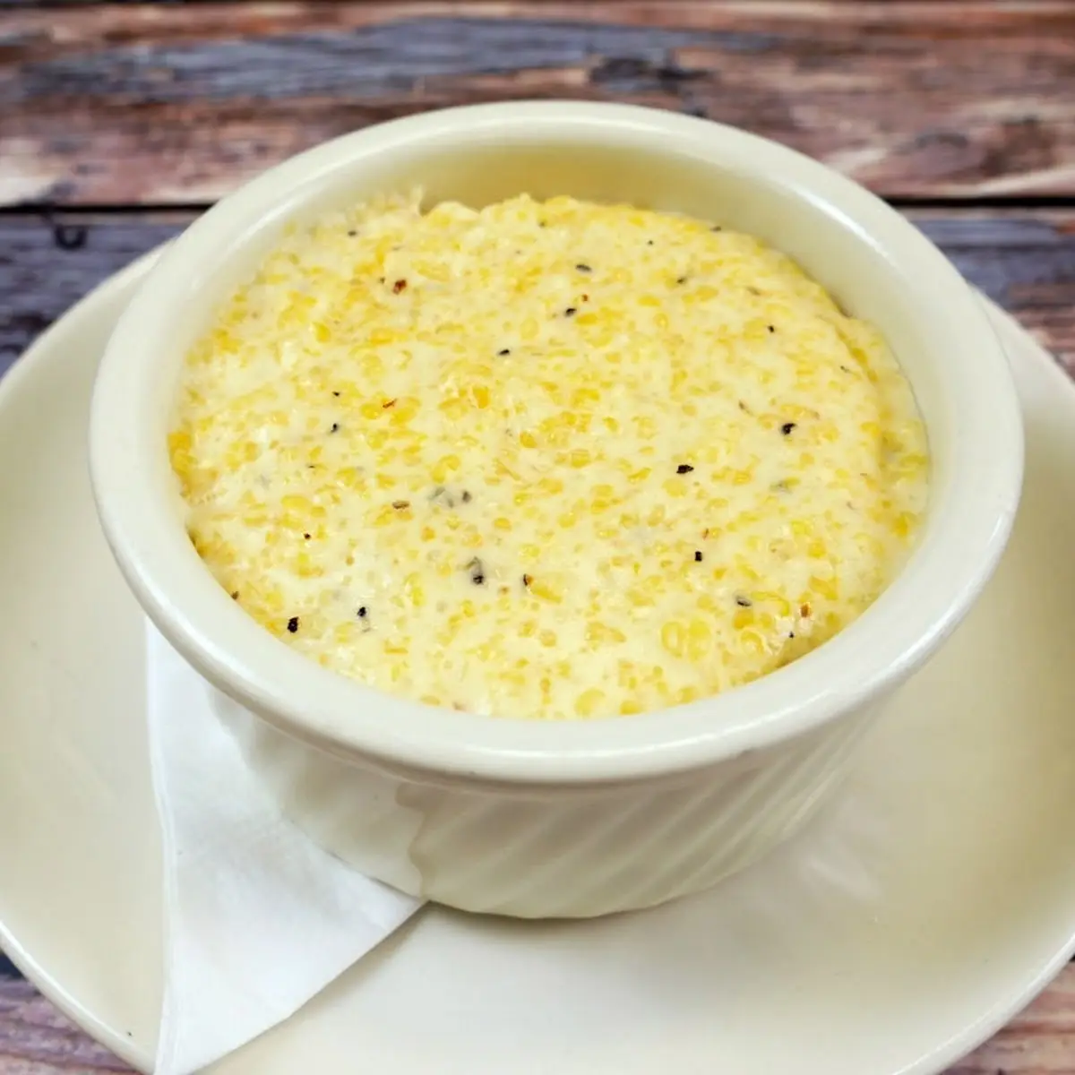 Stone-Ground Goat Cheese Grits GF