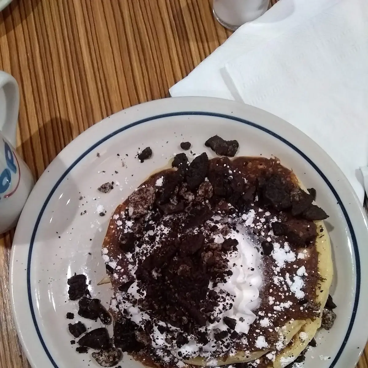 Chocolate Pancake Combo