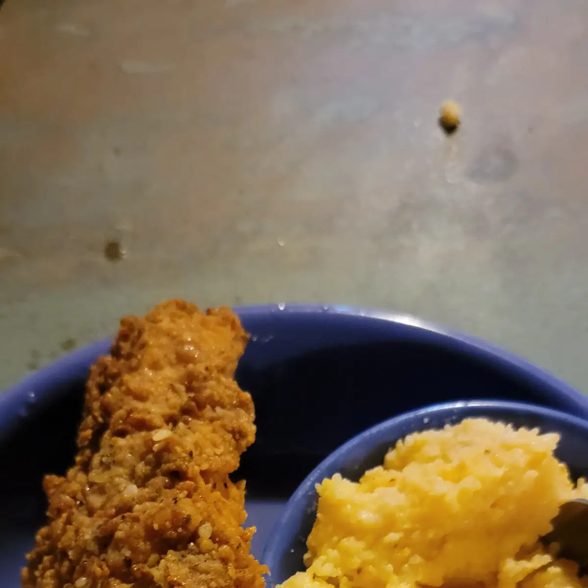 Fried Catfish and Cheesy Grits