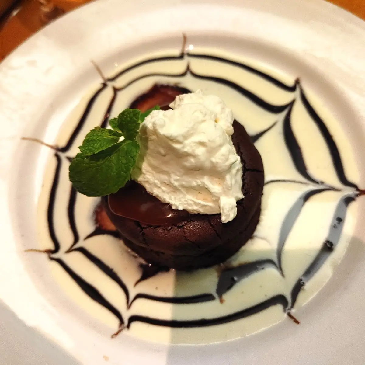 Chocolate Cake with White Chocolate and Caramel