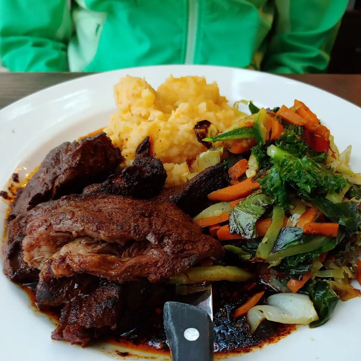 Carne Asada & Mashed Potatoes