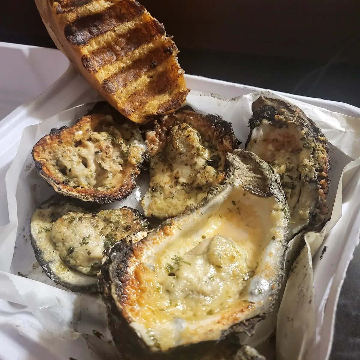 Charbroiled Oysters