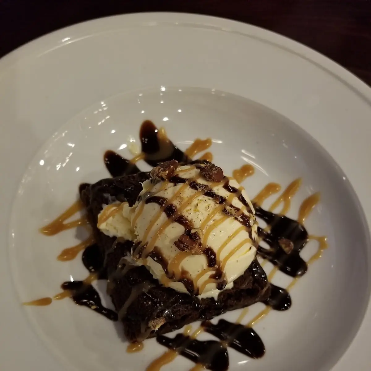 Chocolate Brownie Ala Mode