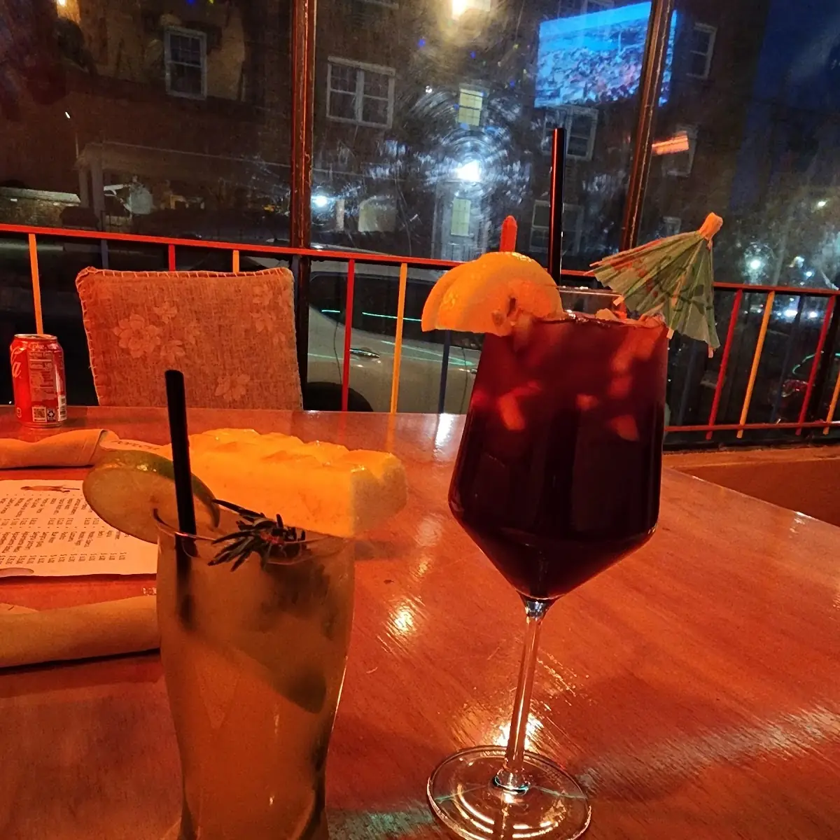 Passion Fruit Mojito and Sangria