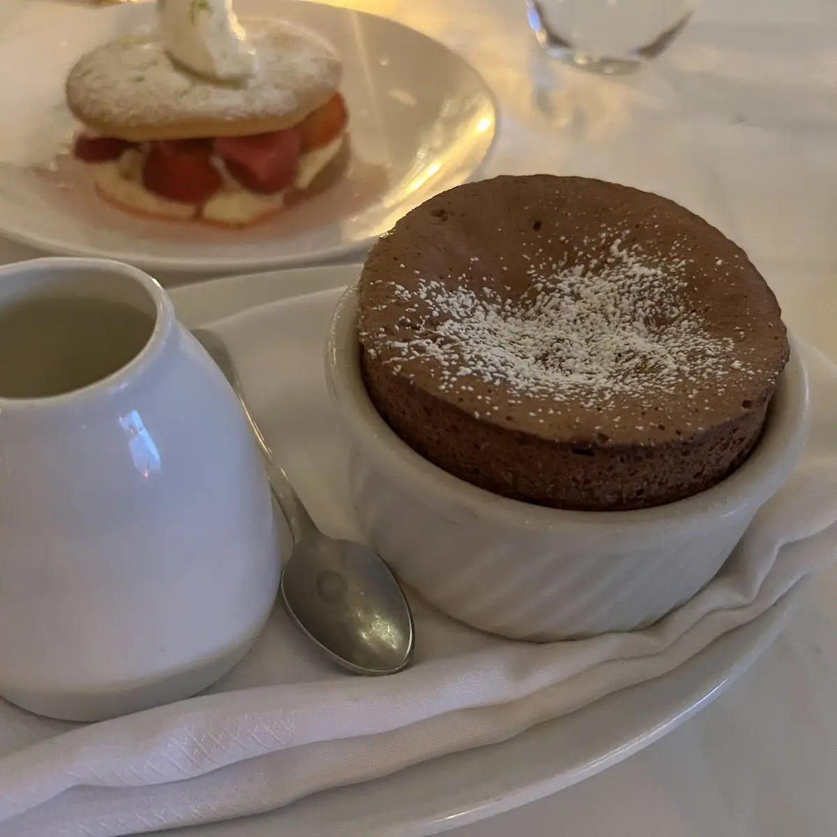 Dark Chocolate Souffle