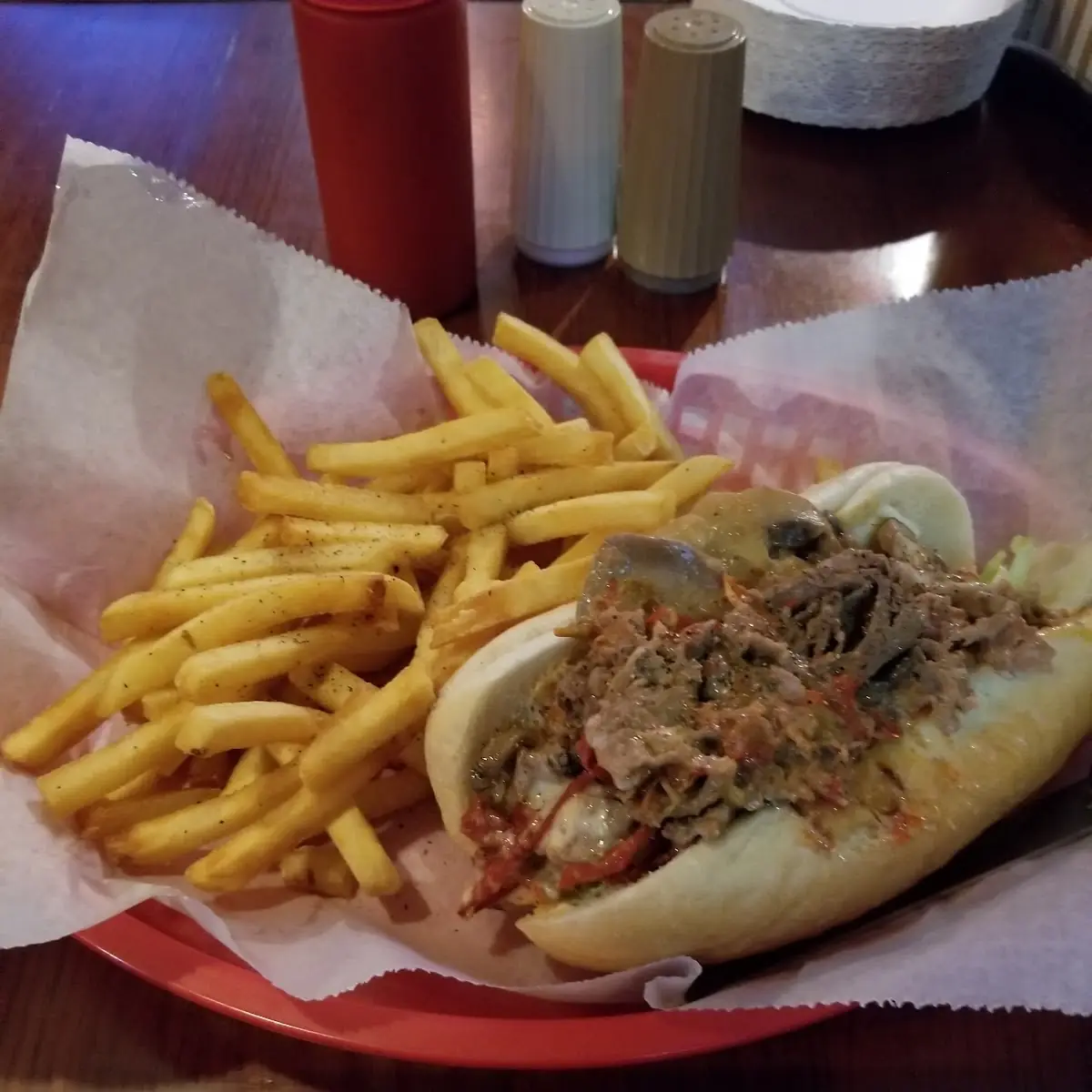 Philly Cheese Steak and Fries