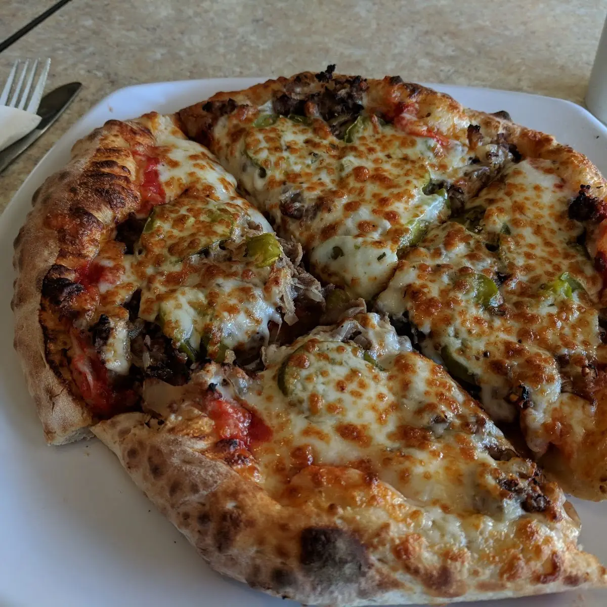 Cheesesteak Pizza 10