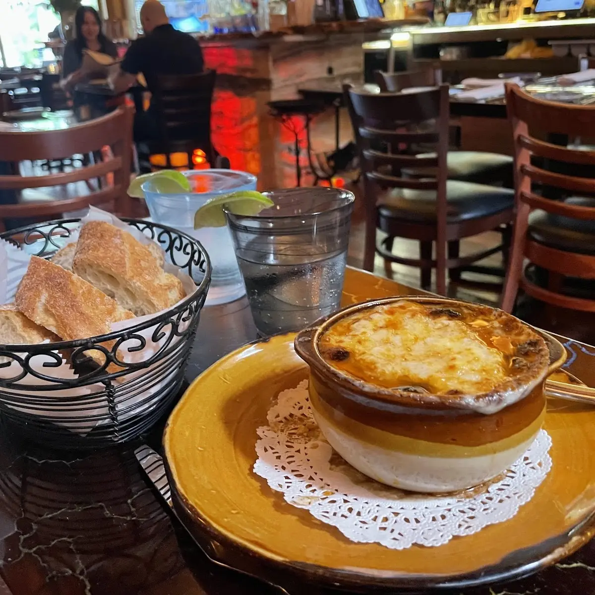• Traditional Onion Soup