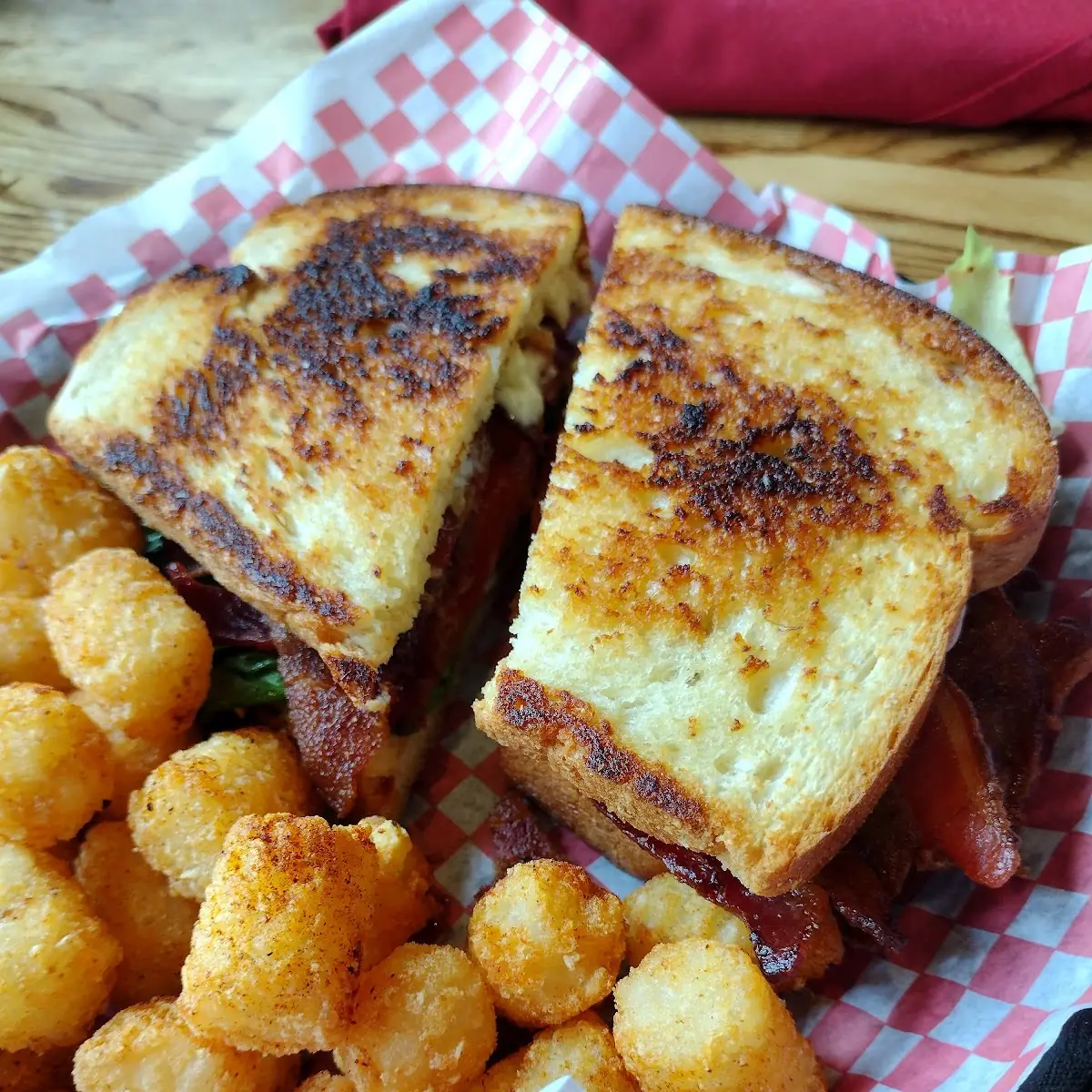 blt with Tater Tots
