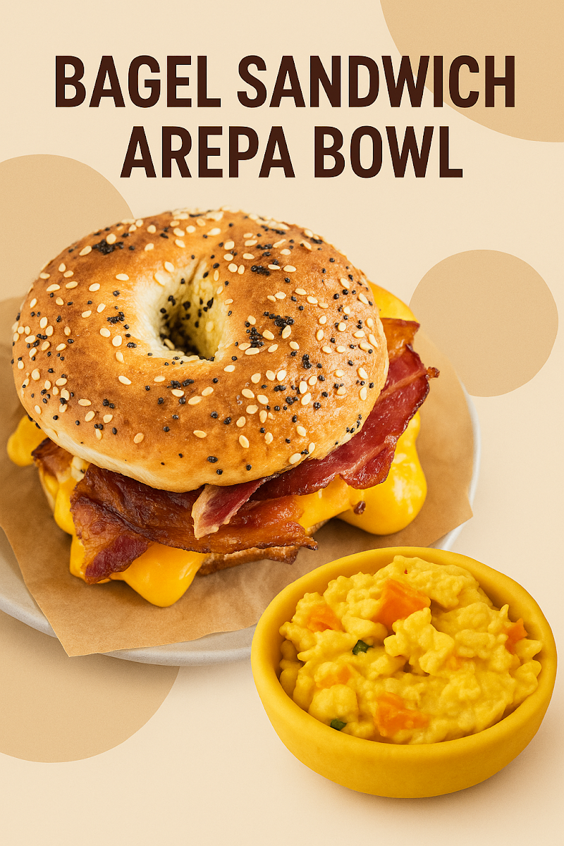 NY Bacon Egg & Cheese Bagel – Huge & Authentic